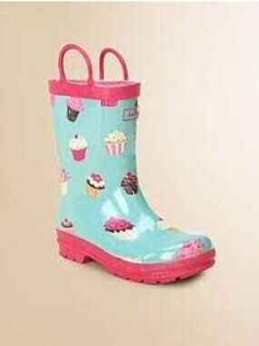 Hatley Cupcake Rain Boots, Size 6